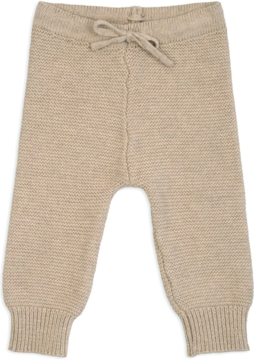 Lodger gestrickte Merino-Sweathose beige, Größe 56