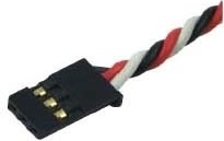 Gedrehtes Servokabel mit Futaba-Stecker 30 cm
