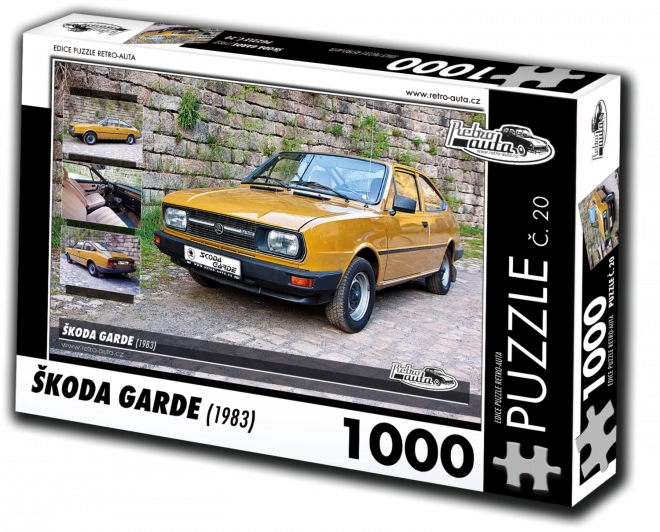 Puzzle RETRO-AUTA Škoda Garde 1000 Teile
