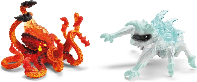 Schleich Eldrador Creatures: Eis-Käfer vs. Feuer-Krake