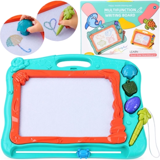 Magnetische Zeichentafel Unterwasserwelt mit Stempeln und Stylus