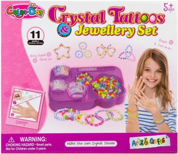 Set zum Herstellen von Armbändern und Kristall-Tattoos – 1 Stück