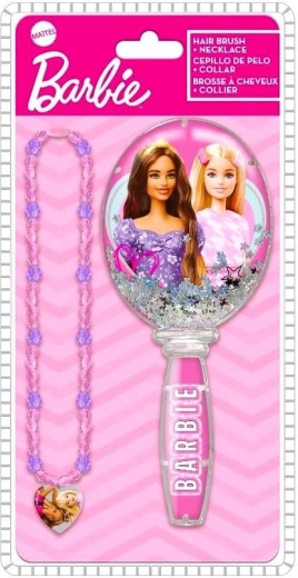 Barbie-Set aus Halskette und Bürste