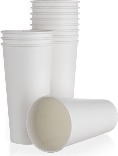 Pappbecher 500 ml, weiß, Einweg (12 Stk.)