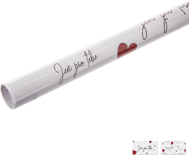 Geschenkpapier „Nur für dich“ – Motivmix (CZ), 100 × 70 cm, 2 Stk.