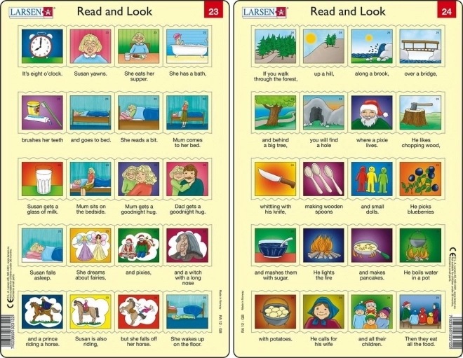 Puzzle Englisch – längere Sätze, 20 Teile