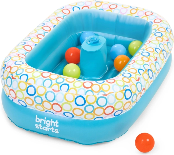 Bright Starts aufblasbare Babywanne und Bällebad Bathe & Giggle 2-in-1