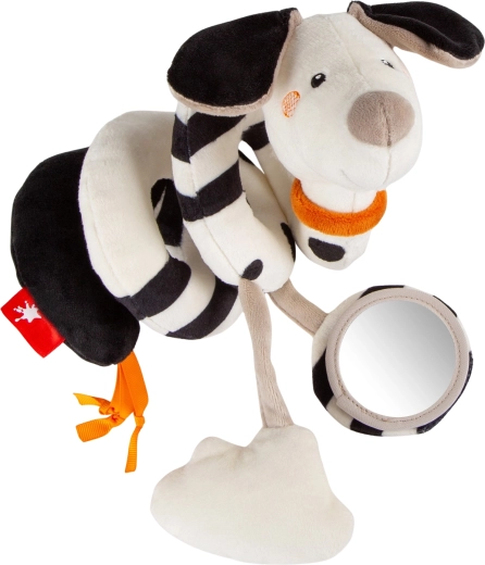 sigikid Entwicklungs-Spirale Dalmatiner mit Rassel und Spiegel 35 cm