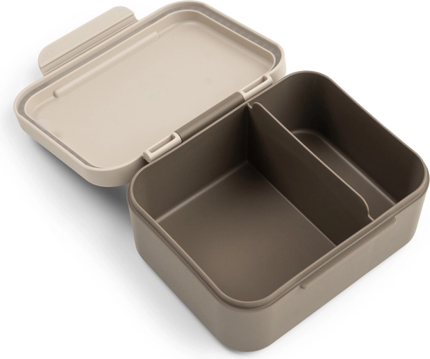 Done by Deer kleine Snackbox mit Pieksern Tiny trails sandfarben