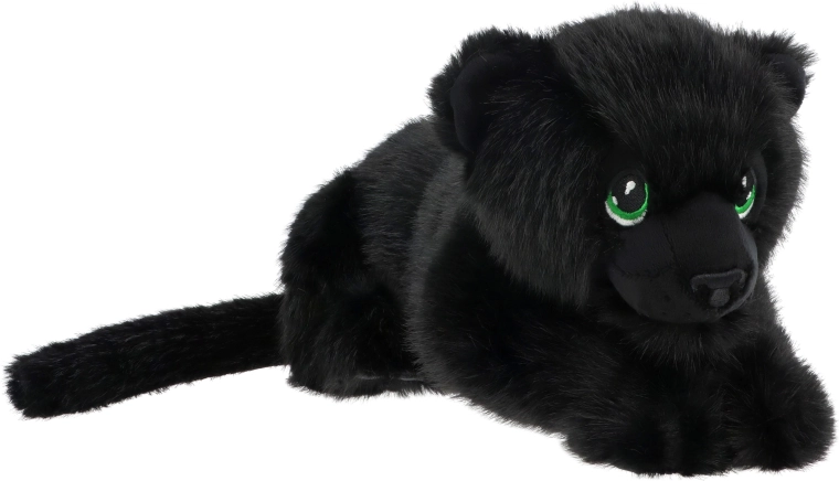 Kuscheliger schwarzer Panther Keeleco 25 cm