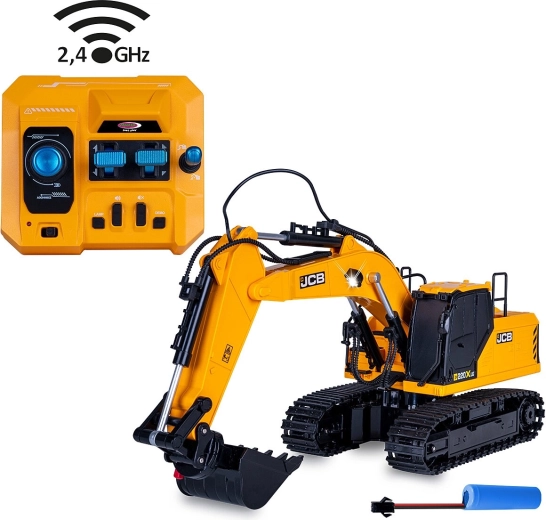 RC-Kettenbagger JCB 1:26 mit Abbruch-Set
