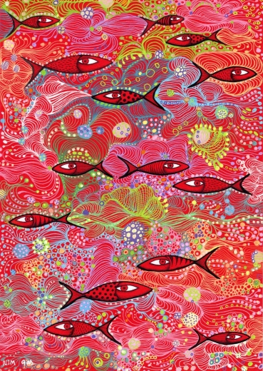 ENJOY Puzzle sattes Rot 1500 Teile