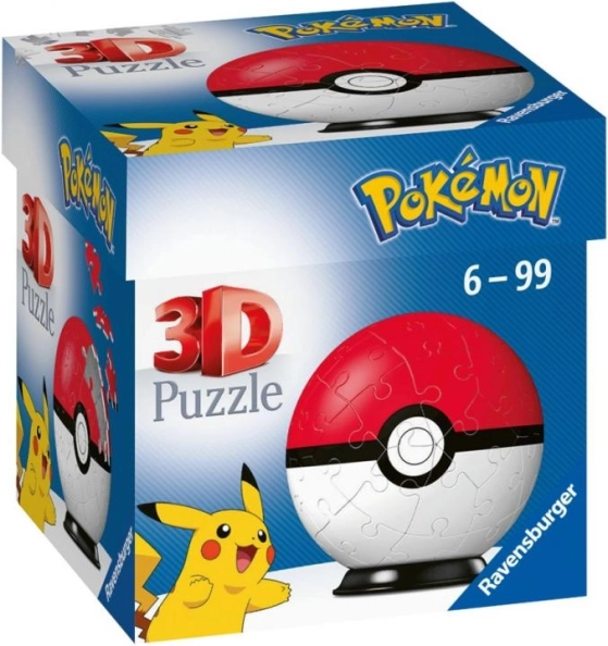 3D-Puzzle Pokémon Pokéball von Ravensburger, 54 Teile
