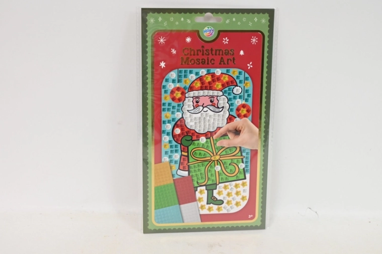 CCG Weihnachtsmosaik A5 – Nikolaus mit Geschenk