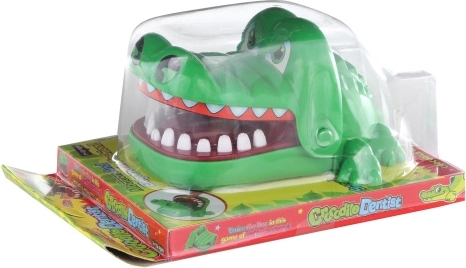 Spiel Krokodilzähne – lustiges Reaktionsspiel für Kinder