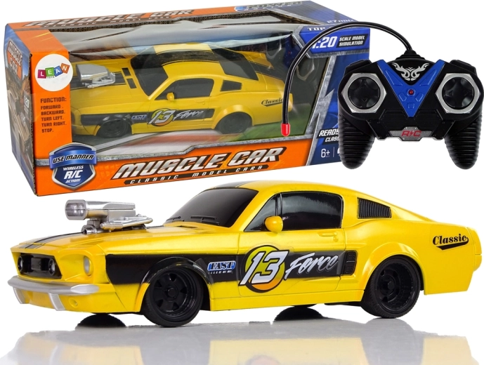 Fernsteuerauto Sportwagen Gelb 1:20