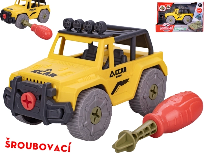 Geländewagen zum Schrauben 13,5 cm mit Aufsätzen