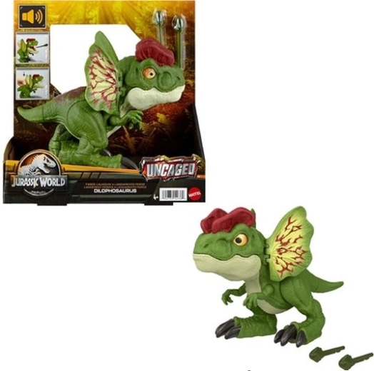 Jurassic World brüllender Dilophosaurus