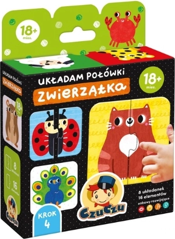 CzuCzu – Ich lege Tierhälften zusammen – erstes Puzzle