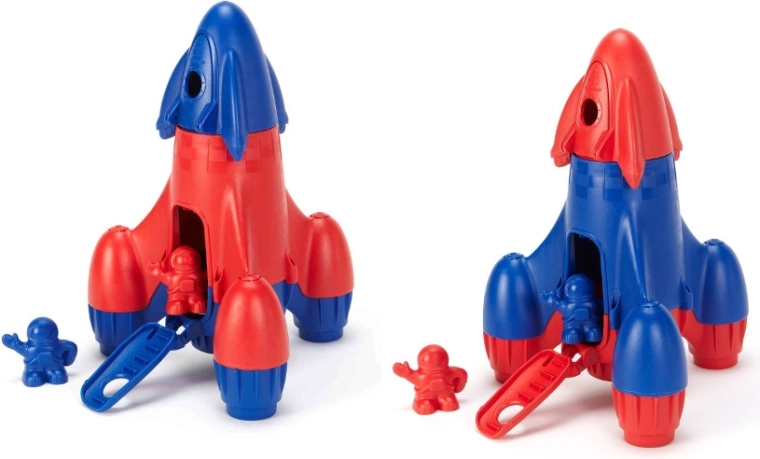 Green Toys Rakete für Kinder aus recyceltem Kunststoff