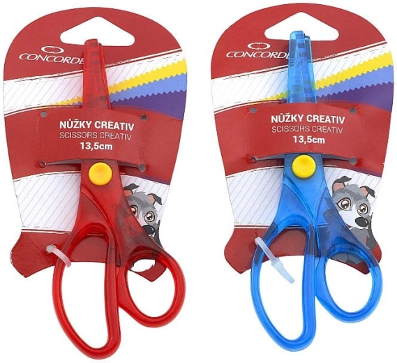 Kreativschere Concorde Creativ 13,5 cm mit gezacktem Rand