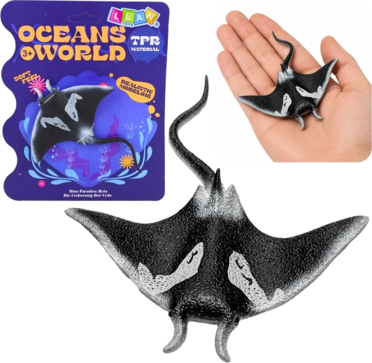 Gummifigur eines Mantarochens (Rochen) 13 cm