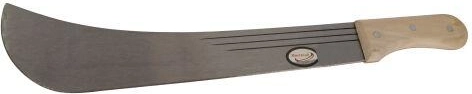 Machete mit Holzgriff 55 cm, rostfreie Klinge 16″