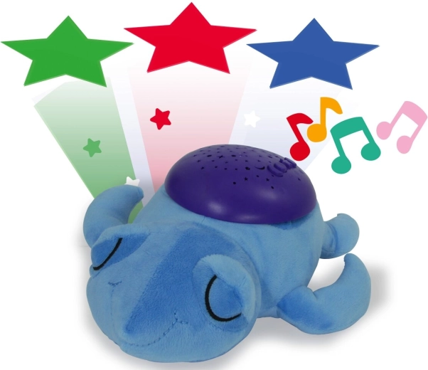 Jamara LED-Nachtlicht mit Projektor und Melodien Dreamy Turtle, blau - 1 Stück