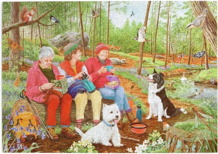 House of Puzzles Puzzle Zeit für Tee, 1000 Teile