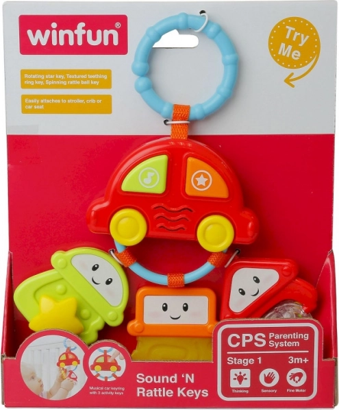 Hängendes Auto mit Schlüsselbund