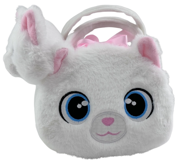 Plyšákov Plüschhandtasche Katze mit Plüschkätzchen Kokoska