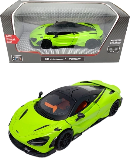 Metallmodellauto McLaren 765LT 1:31 mit Licht und Sound