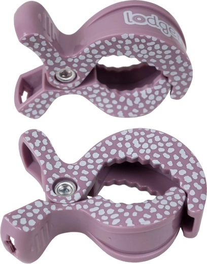 Lodger Swaddle Clip Rose Dot - 2er-Pack