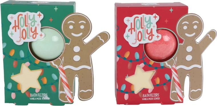 Weihnachtliches Geschenkset mit Badebomben