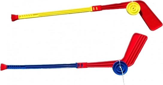 Plastikeishockeyschläger mit Puck 74 cm