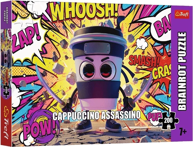 Trefl Puzzle BrainRots Cappuccino Assassino 200 Teile