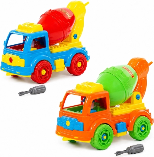 Zerlegbarer Kinder-Betonmischer mit Schraubendreher (29 Teile) – 1 Stück