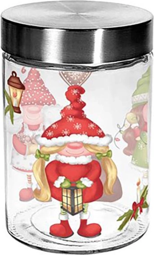 Glasdose für Gebäck TORO 1100 ml mit Elfenmotiv