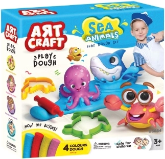 Art Craft Modellierset Meerestiere 200 g