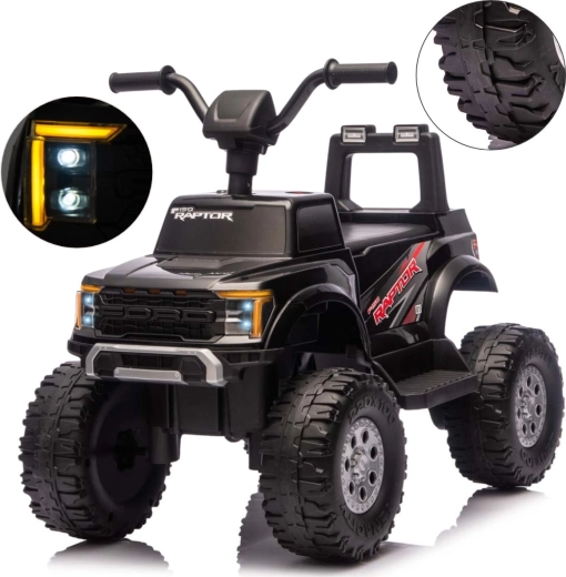Milly Mally Ford F-150 Raptor elektrisches Kinderauto schwarz