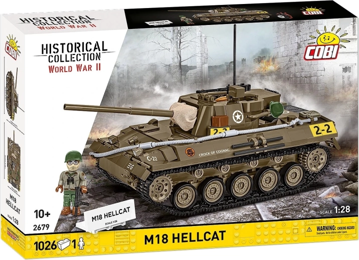 Cobi M18 Hellcat Panzer-Bausatz 1:28 (1026 Teile)