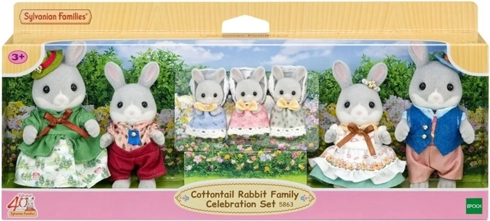 Sylvanian Families Mehrgenerationen-Kaninchenfamilie