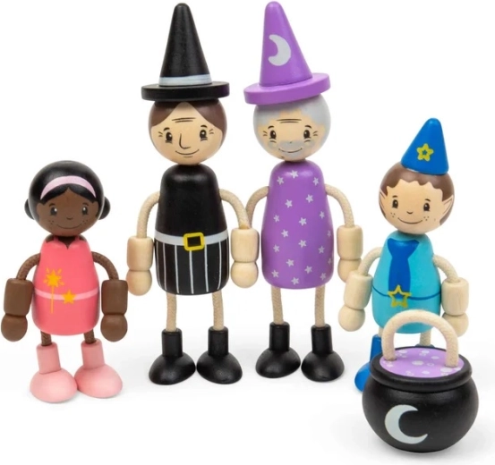 Bigjigs Toys Puppenhaus-Figurenset Märchenwesen