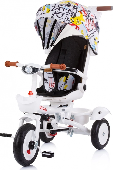 Chipolino Dreirad mit Verdeck Futuro 2-in-1 Graffiti