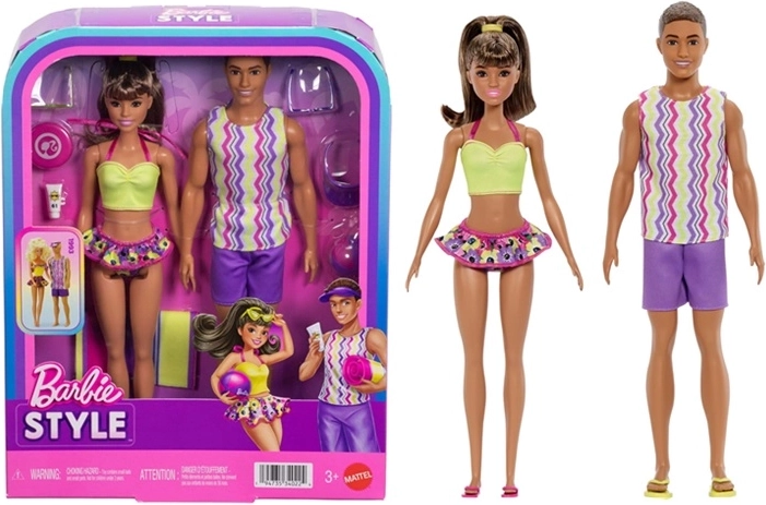 Barbie & Ken – Strand-Puppenset mit Zubehör