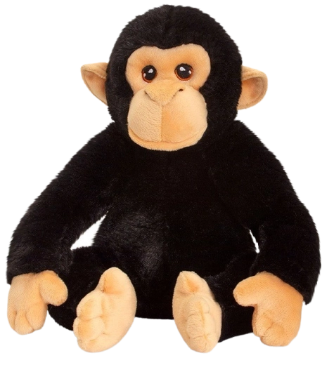 Keeleco Plüsch-Schimpanse 25 cm