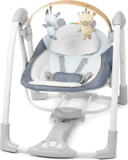Ingenuity tragbare Schaukel Swing'n Go Chambray