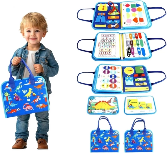2Kids Toys sensorisches Busy-Buch Dinosaurier