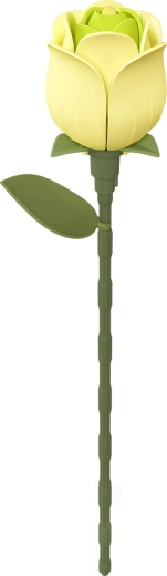 Robotime ROKR Floral Art 3D‑Puzzle – grüne Rose, 37 Teile