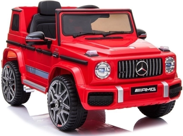Rotes elektrisches Kinderauto Mercedes G63 AMG